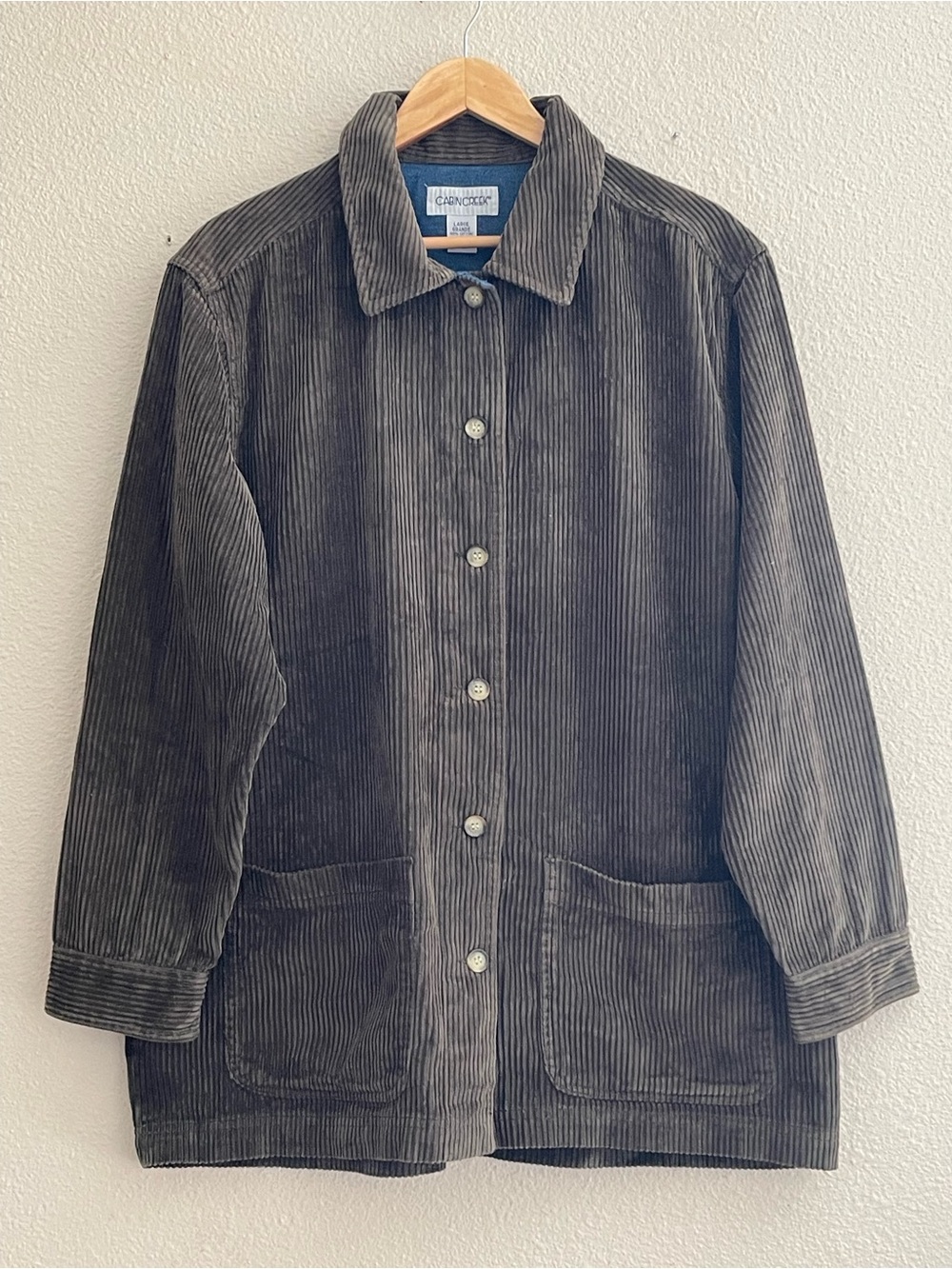 VTG 90s Cabin Creek Wide Wale Corduroy Chore Jacket